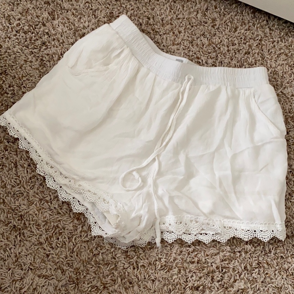 Charlotte Russe white shorts